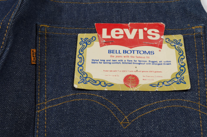 levi's orange tab bell bottoms